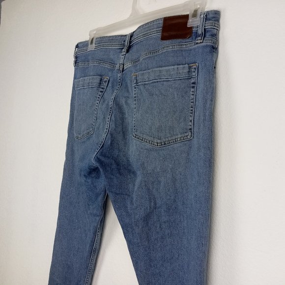 Revtown Decade Denim Taper Jeans Men's Size 34x30 Stretch Blue Medium Wash. - Picture 5 of 12